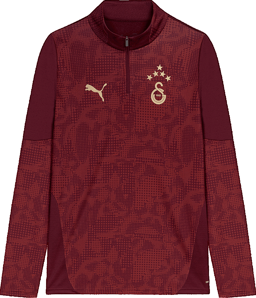 Тениска Puma Puma GSK Training 1/4 Zip Top Бургунди | 782887-03