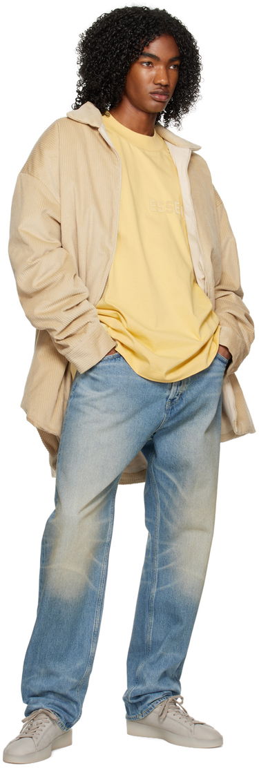 Тениска Fear of God Fear of God Essentials T-Shirt Жълто | 125BT222002F, 3