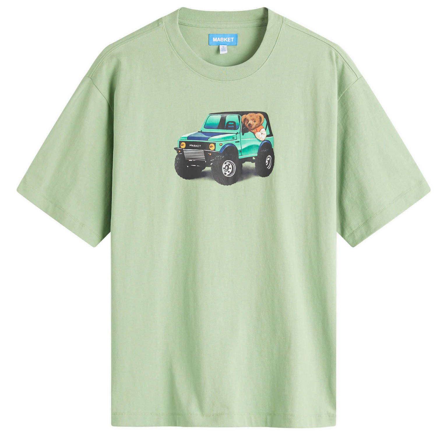 Тениска MARKET 4X4 Bear Graphic Tee Зелено | 399002189-BAS, 0