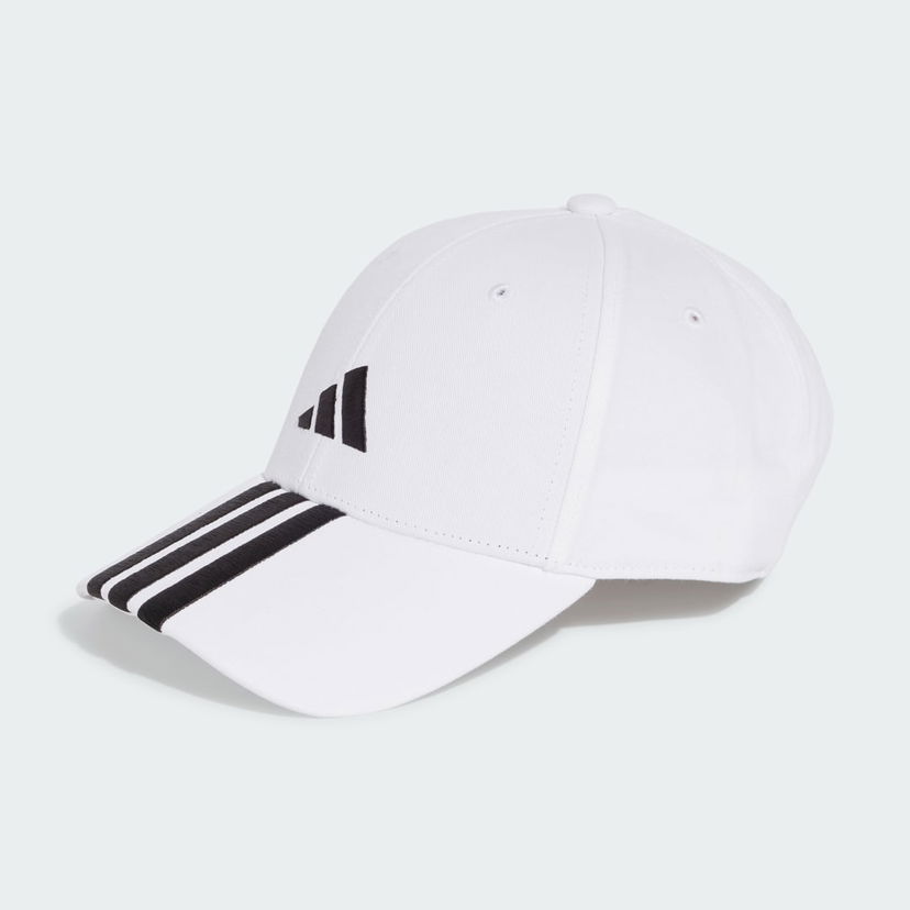 Шапка с козирка adidas Performance 3-Stripes Baseball Cap Бяло | JE5652