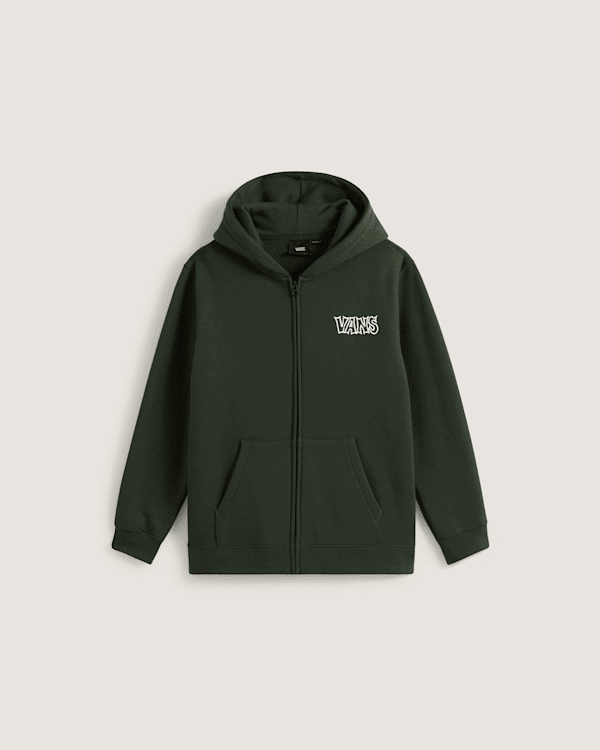 Суитчър Vans Kids Classified Zip Hoodie Зелено | VN000PX0EMU, 0