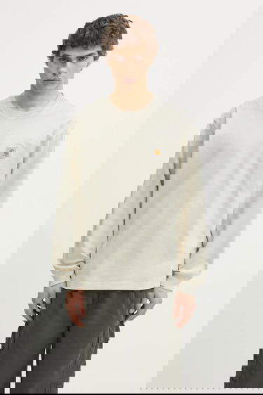 Тениска Carhartt WIP Long-Sleeve Vista T-Shirt Бежово | I030779.2LPGD, 0