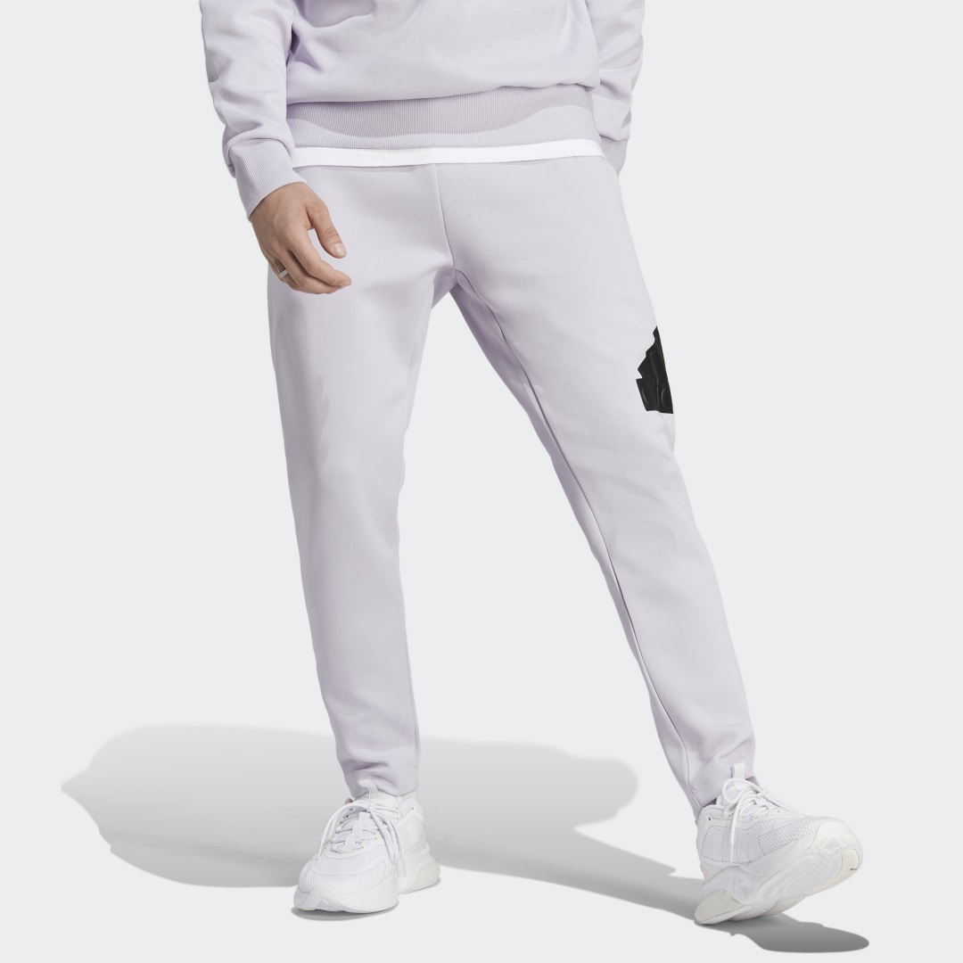 Спортни панталони adidas Originals Future Icons Badge of Sport Pants Лилаво | HY3398, 0