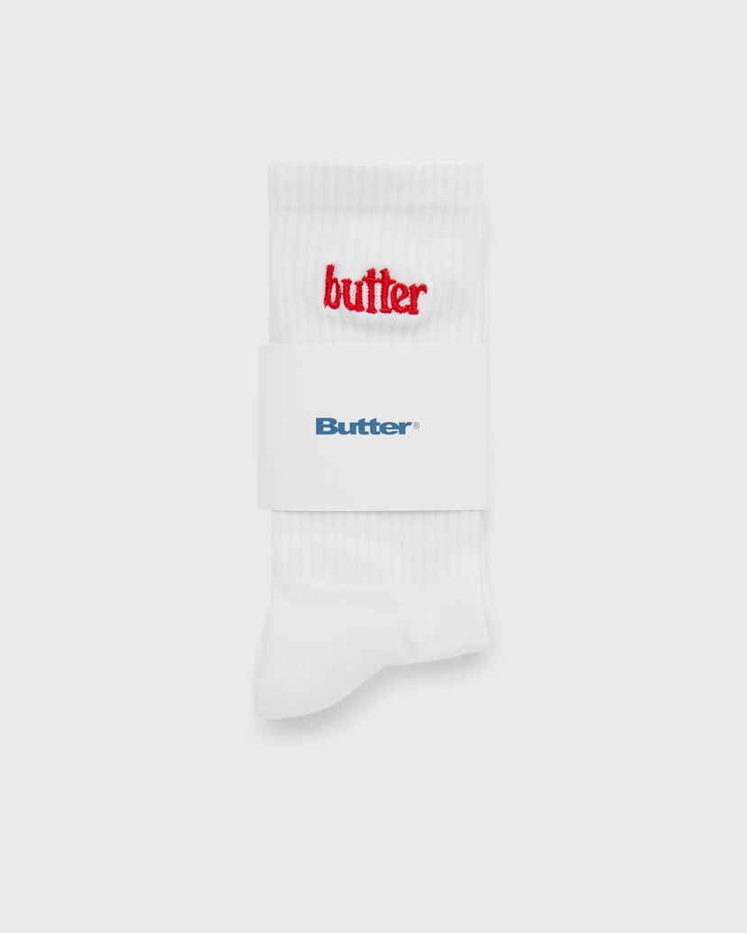 Чорапи Butter Goods Basic Socks Бяло | P19370