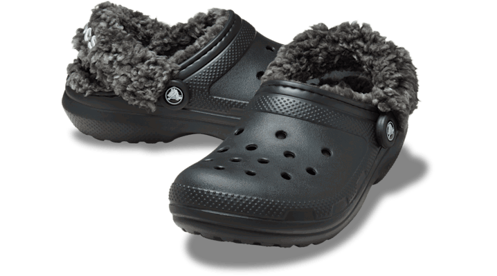 Кецове и обувки Crocs Classic Fleece Lined Clogs Черно | 211396-001, 1