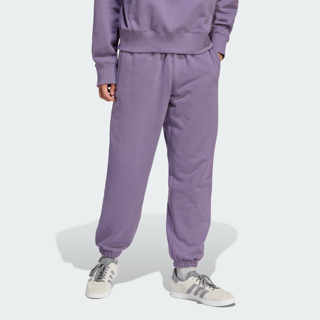 Спортни панталони adidas Originals Adicolor Contempo French Terry Sweatpants Лилаво | IR7890, 1