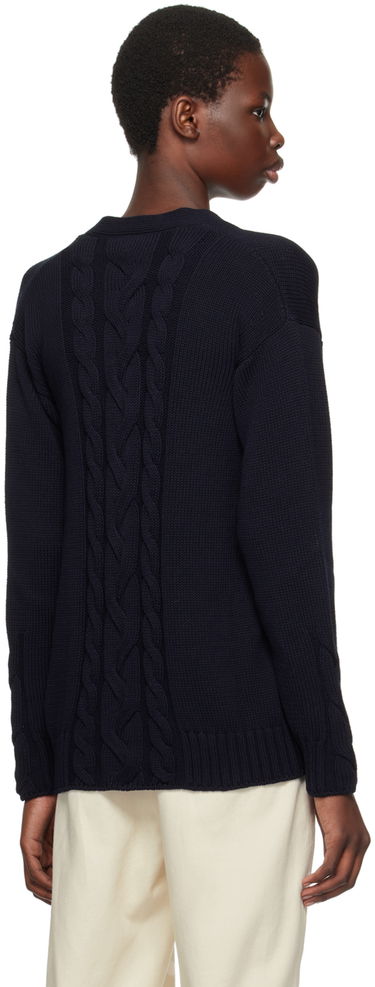 Пуловер Max Mara Max Mara Lukas Knit Cardigan Тъмно синьо | 2429346051600, 2