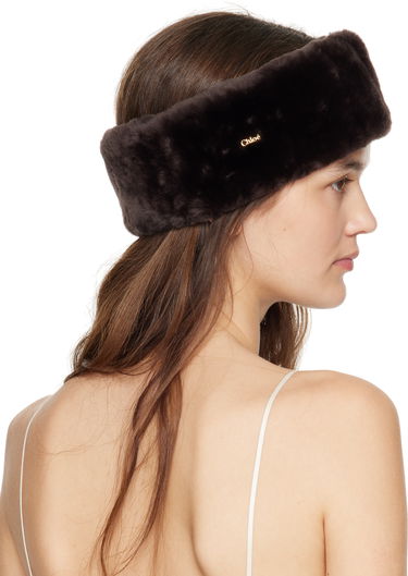 Шал CHLOÉ Chloé Shearling Headband Кафяво | CHC25SD017CI3, 2