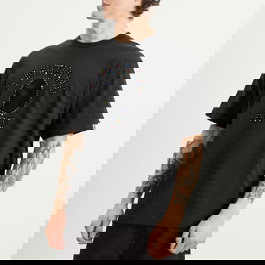 Тениска BAPE Colour Stone College T-Shirt Сиво | 001CSL801014M-BLK, 5