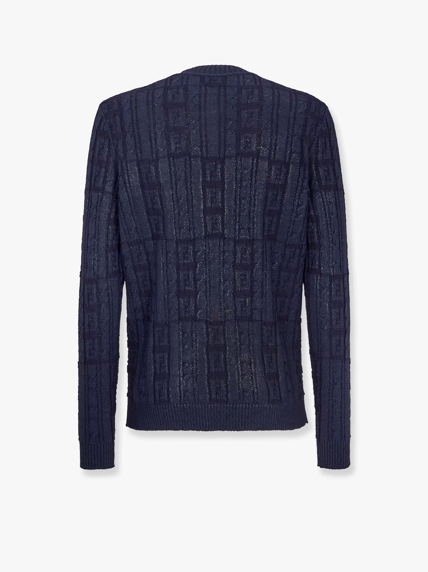 Пуловер FENDI Sweater Crewneck Patterned Синьо | FZX091ASGOF0H5A, 1