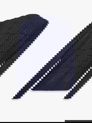 Пуловер FENDI Sweater Crewneck Patterned Синьо | FZX091ASGOF0H5A, 1