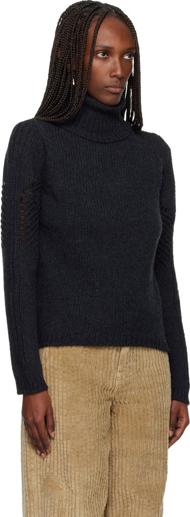 Пуловер OUR LEGACY Cage Rollneck Turtleneck Черно | W4253CCL, 1
