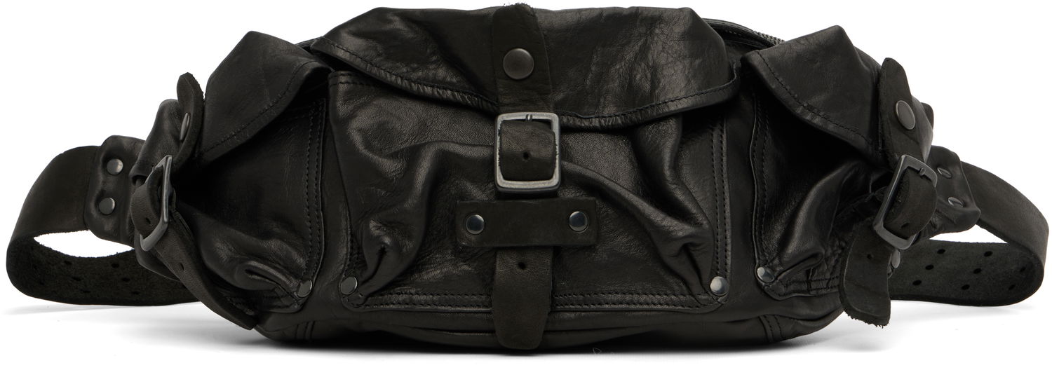 Чанта за кръста Yohji Yamamoto Shoulder 3Pin Body Belt Bag Черно | HL-I06-777, 0