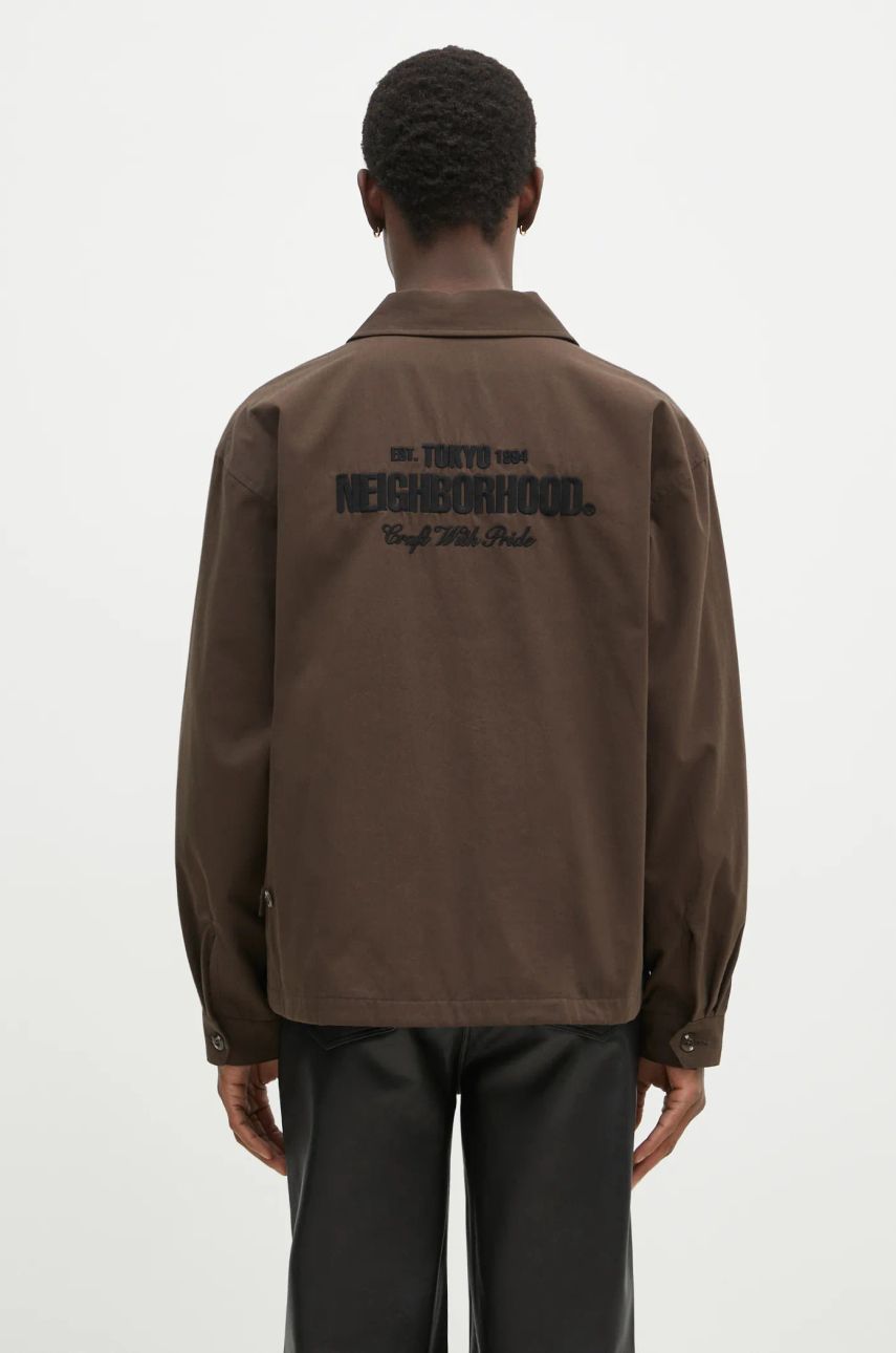 Яке Neighborhood NEIGHBORHOOD Cotton Jacket Кафяво | 242SPNH.JKM01, 0