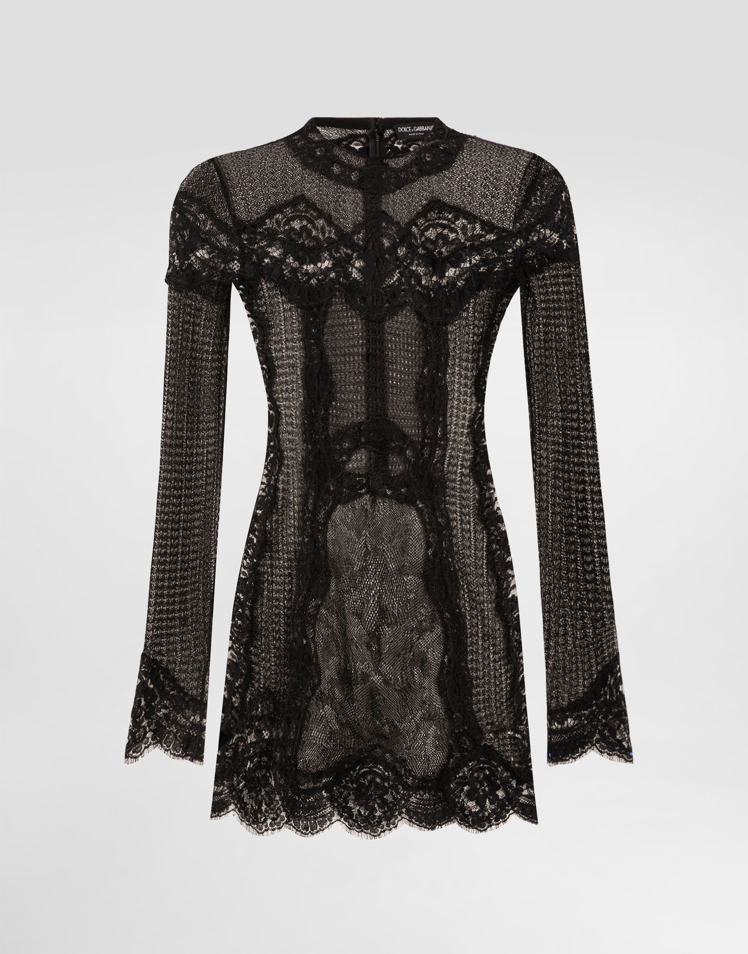 Pокля Dolce & Gabbana Dolce & Gabbana Knitted Lace Dress Черно | FXS53TJGMBSN0000, 0