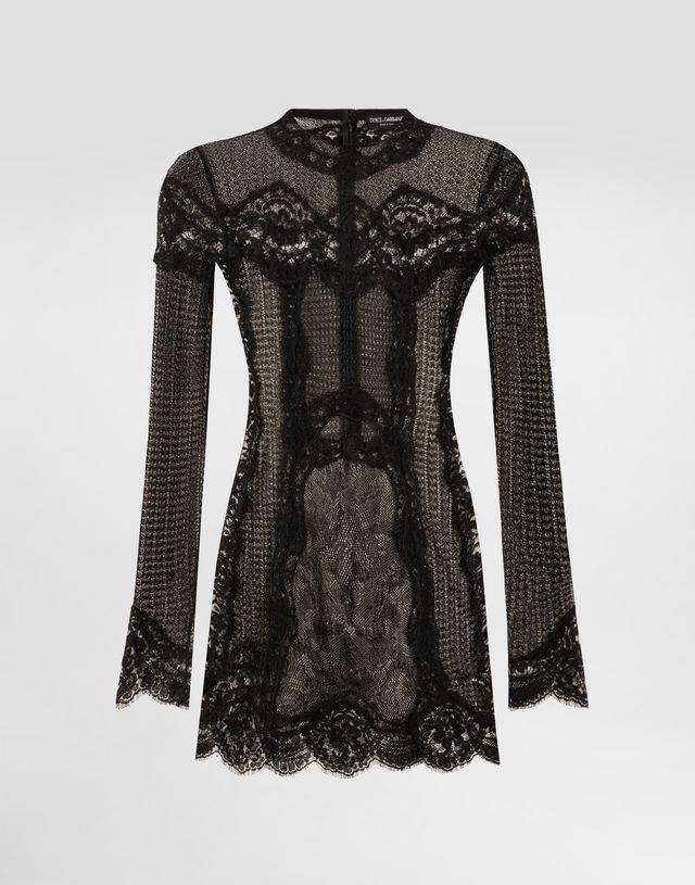 Dolce & Gabbana Knitted Lace Dress