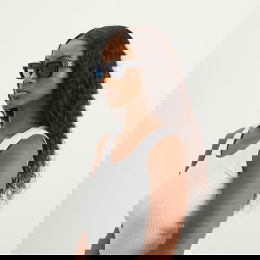 Слънчеви очила Off-White Virgil Square Frame Sunglasses Черно | OERI008C99PLA0041045, 6