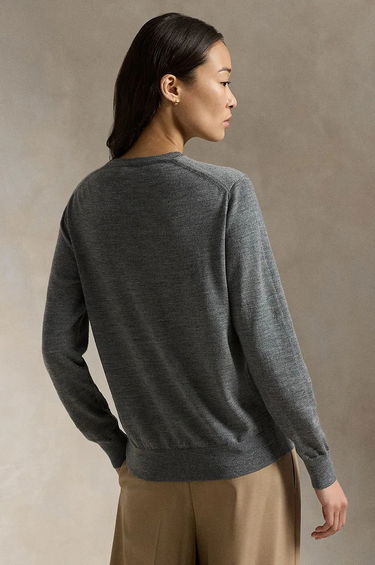 Пуловер Polo by Ralph Lauren Lightweight Wool Sweater Сиво | 211956230, 1