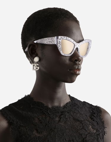 Слънчеви очила Dolce & Gabbana Dolce & Gabbana DG Lace Sunglasses Сиво | VG4494VP3AP9V000, 1