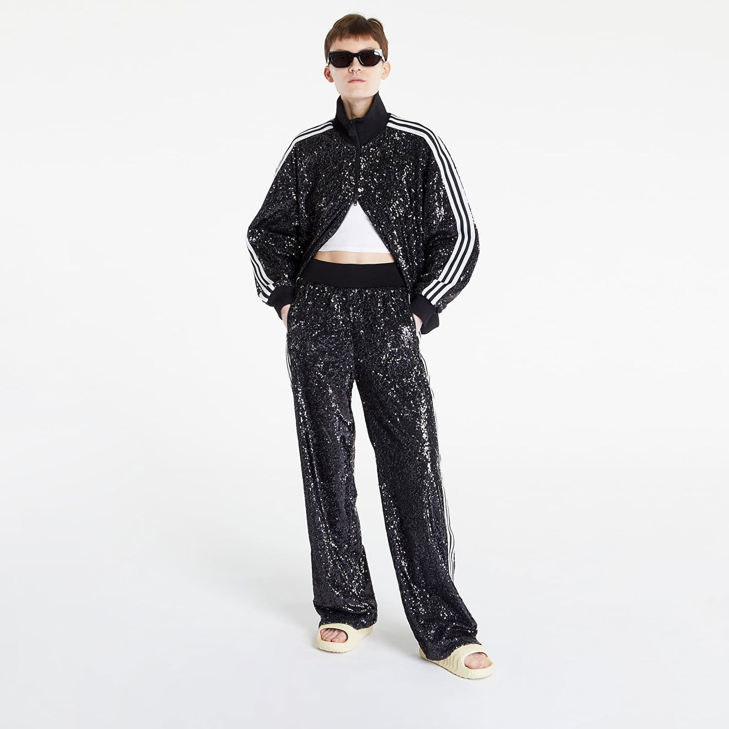 Яке adidas Originals Blue Version Sequin Track Jacket Черно | HM2054, 0