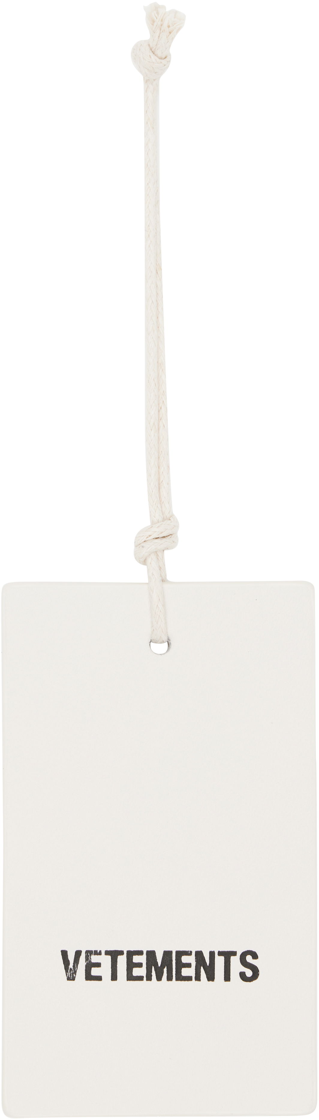 Ключодържатели VETEMENTS Vetements Logo Hangtag Keychain Бяло | UH76HT100L, 0