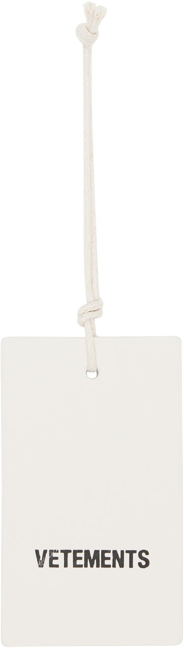 Ключодържатели VETEMENTS Vetements Logo Hangtag Keychain Бяло | UH76HT100L, 0
