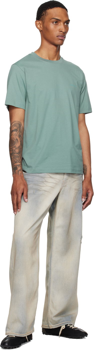Тениска NORSE PROJECTS Norse Projects Johannes Organic Logo Print T-Shirt Зелено | N01-0684, 3