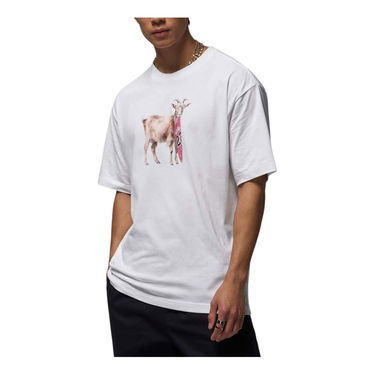 Тениска Jordan Jordan Goat T-Shirt Бяло | IF0786-100, 0