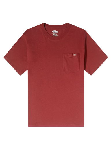 Тениска Dickies Luray Pocket T-Shirt "White & Fired Brick" Червено | DK0A4YFCG041