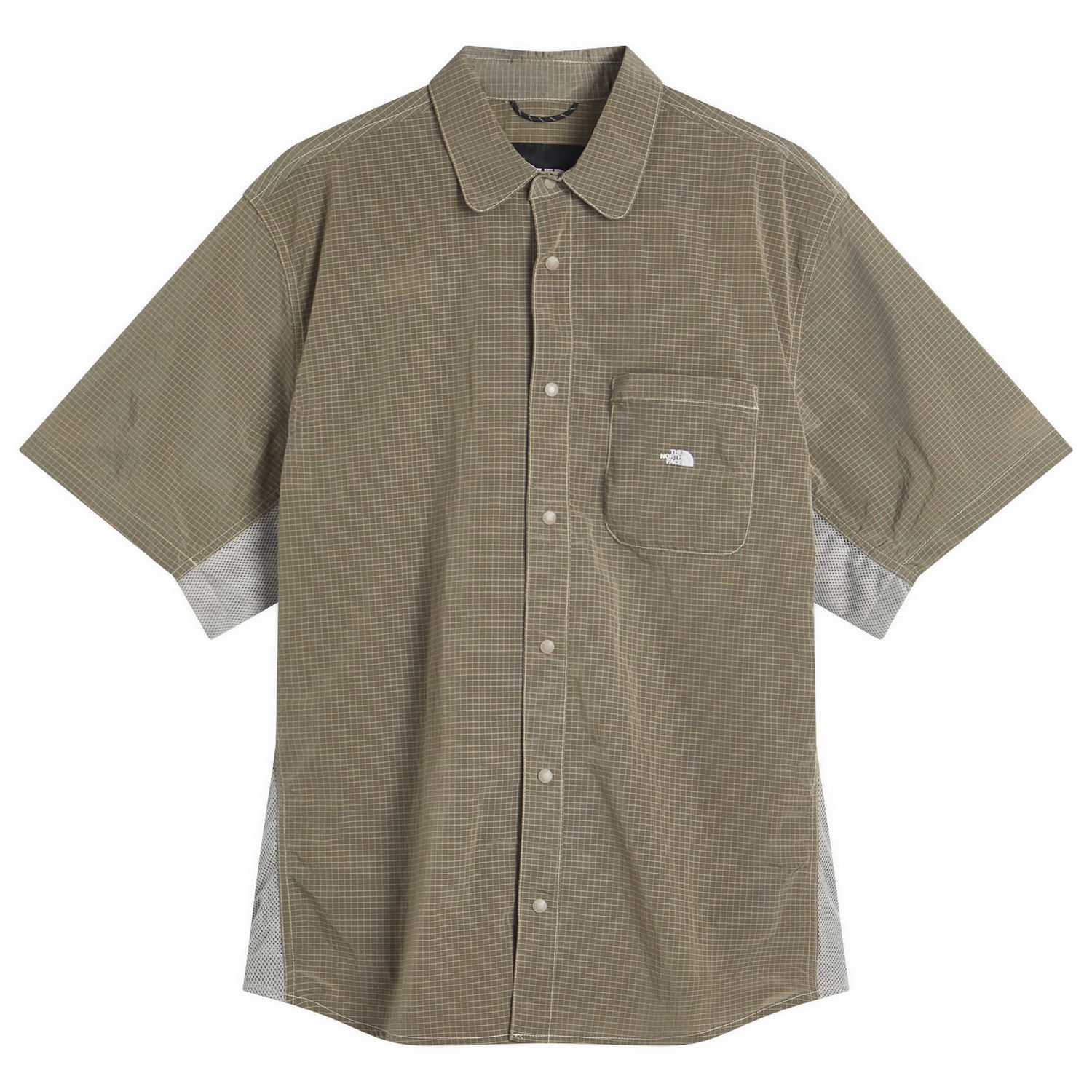Риза The North Face Fabric Mix Short Sleeve Shirt Зелено | NF0A8CKH3X4, 1