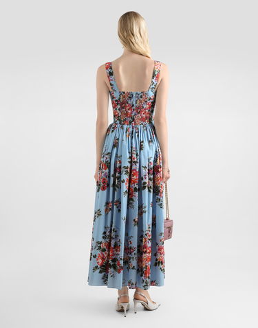Pокля Dolce & Gabbana Dolce & Gabbana Flower Bouquet-print Pleated Maxi Dress Многоцветен | F6TTHTHS5UUHC5ZO, 2
