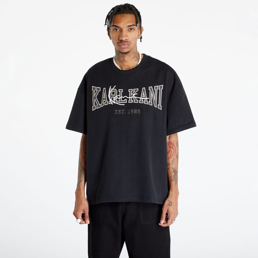Тениска Karl Kani College Signature Heavy Jersey Boxy Tee Черно | 6037621, 0