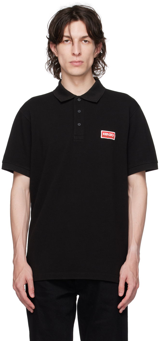 Поло тениска KENZO Paris Polo Черно | FD65PO5314PU, 0