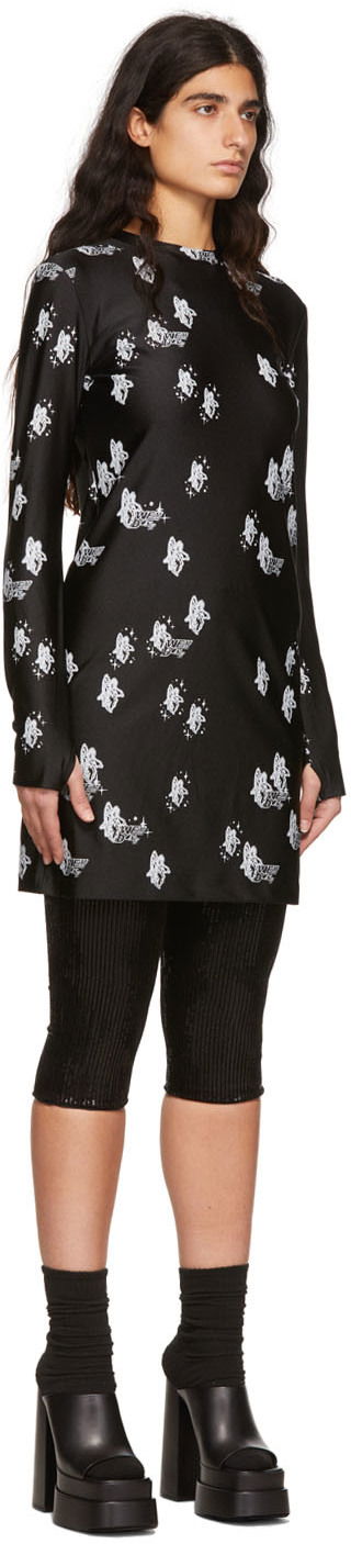 Pокля We11done We11done Artwork Mini Dress Черно | WD-TO1-22-720-W-BK, 1
