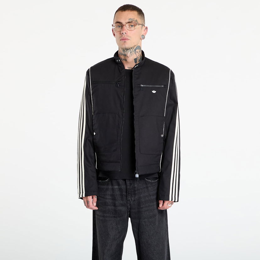 Яке adidas Originals Premium Waxed Jacket Черно | JV7620