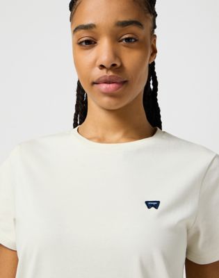 Тениска Wrangler Wrangler Round Tee Бяло | 112350191:XXL, 1