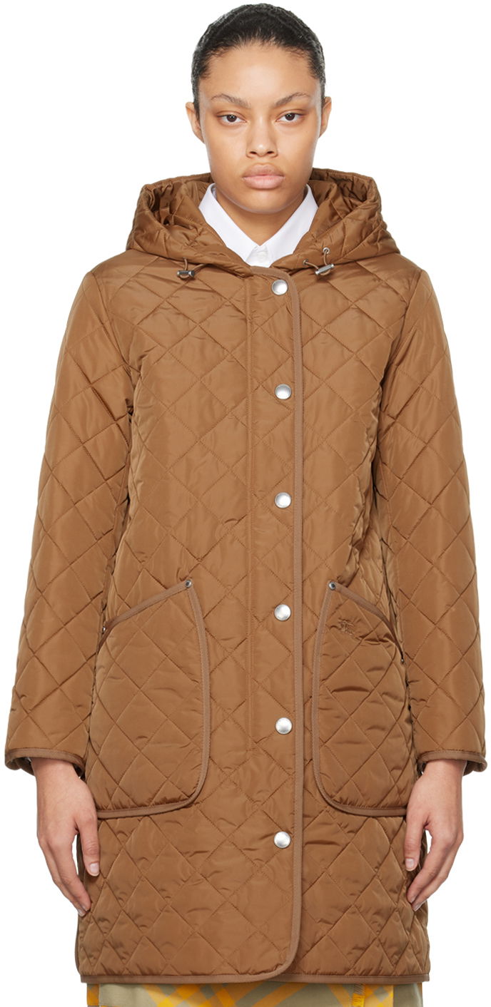 Палта Burberry Quilted Coat Бежово | 8078035, 0