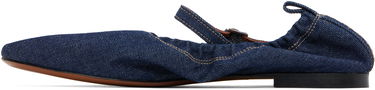 Облекло MAISON KITSUNÉ Maison Kitsuné Denim Ballerina Flats Синьо | NW04302WW0081, 2