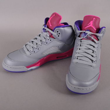 Кецове и обувки Jordan Air Jordan 5 Retro ''Cement Grey Pink'' GS Сиво | 440892 009, 3