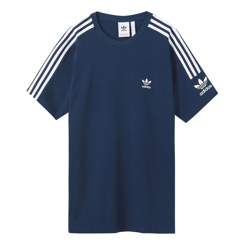 Тениска adidas Originals Originals 3-Stripes Tee Синьо | ED6117