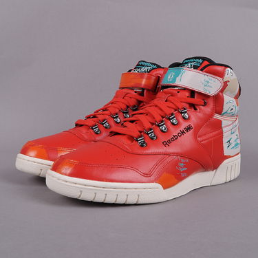 Кецове и обувки Reebok Exofit Plus Hi Basquiat Червено | v48183, 0