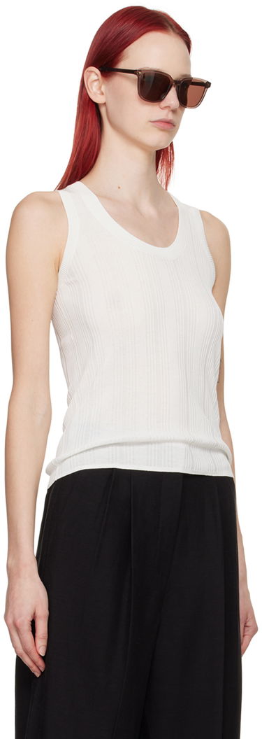 Потник Max Mara Weekend Max Mara Ceylon Tank Top Бяло | 2415361022600001, 1