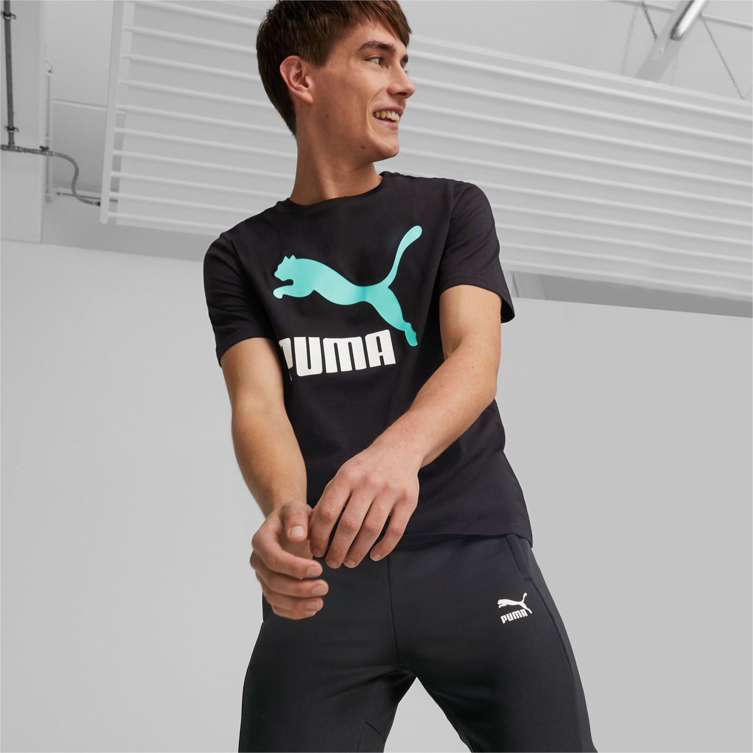 Тениска Puma Classics Logo T-Shirt Черно | 538069_51, 0