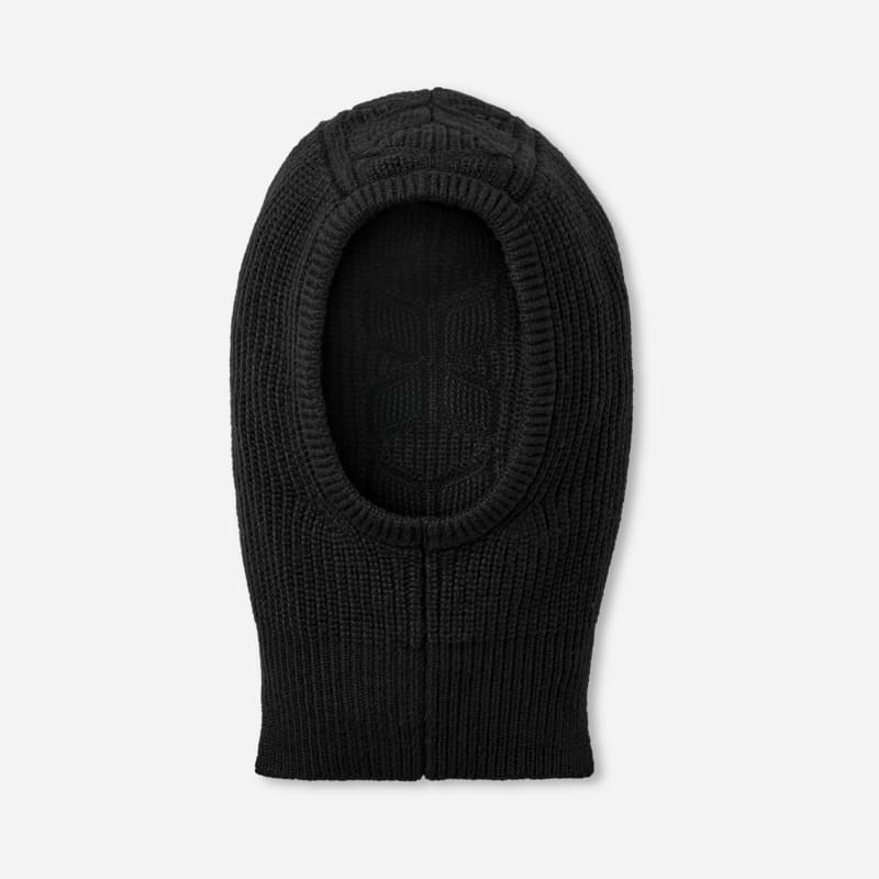 Шапка UGG UGG Cable Knit Balaclava Черно | 102740-BLK, 0