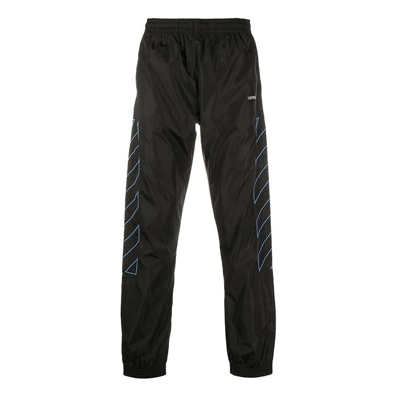 Спортни панталони Off-White Stripe Training Pants Черно | OMCA086F20FAB0011040, 0