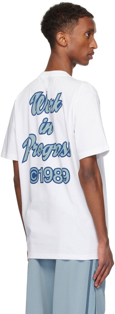 Тениска Carhartt WIP Spill Logo Print T-Shirt Бяло | I033950, 2