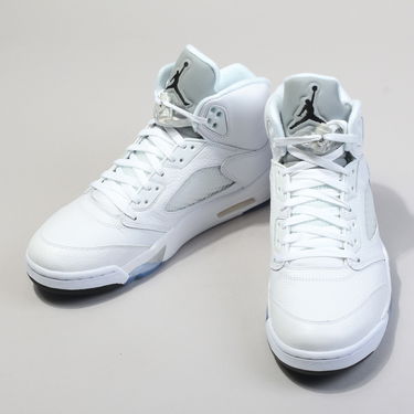 Кецове и обувки Jordan Air Jordan 5 Retro ''Metallic White'' 2015 Бяло | 136027-130, 2