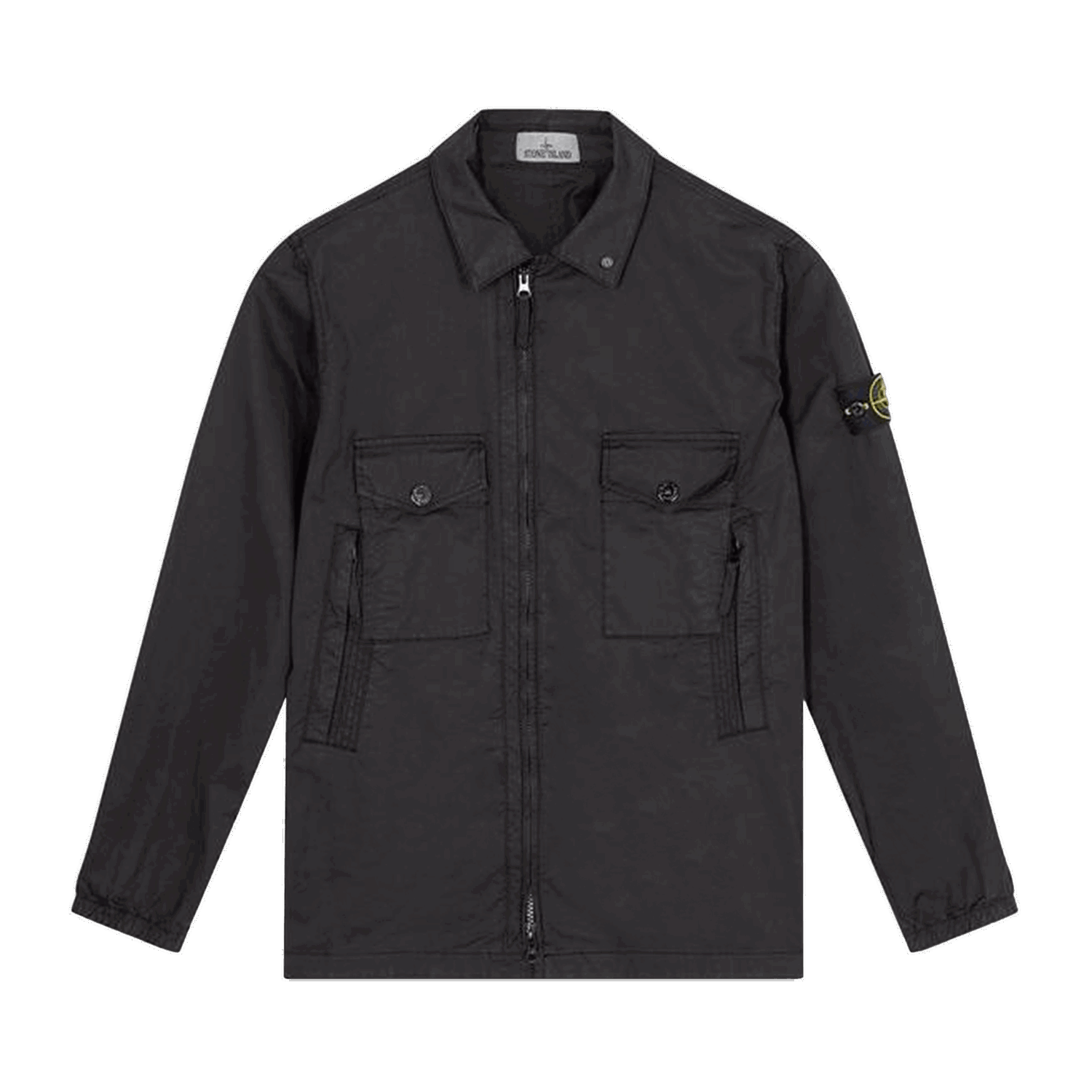 Риза Stone Island Cotton Overshirt Черно | 751510610 V0029, 0