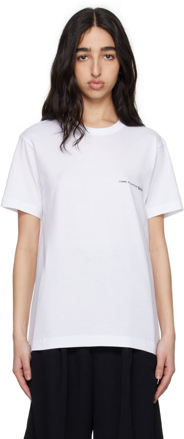 Тениска Comme des Garçons CDG Shirt Logo Tee Бяло | FO-T026-051, 0
