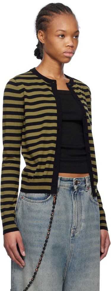Пуловер We11done We11done Striped Cardigan Зелено | WD-KC0-25-636-W-KK, 1